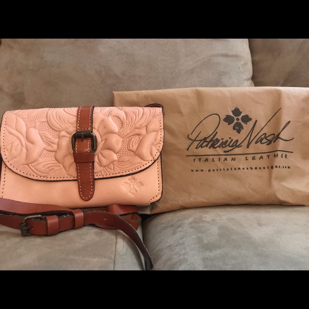 Patricia Nash Italian leather crossbody bag